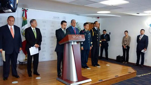 Luis Felipe Puente Espinoza, en rueda de prensa esta tarde | Foto: Twitter
