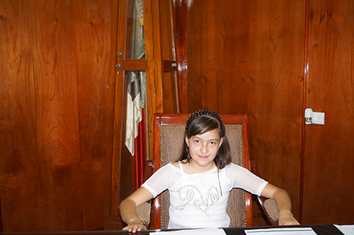 Alondra va por el título  Niño Gobernador 2015