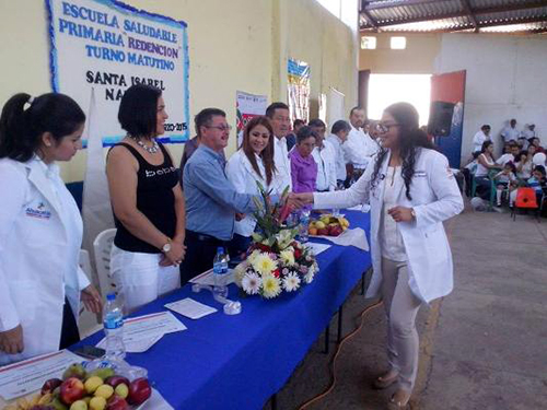 Nueva comunidad y escuela saludables, en Ahuacatlán