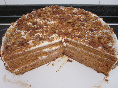 ¡Qué pastel tan delicioso!