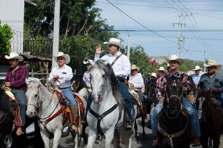 Poca participación en Cabalgata de Ahuacatlán