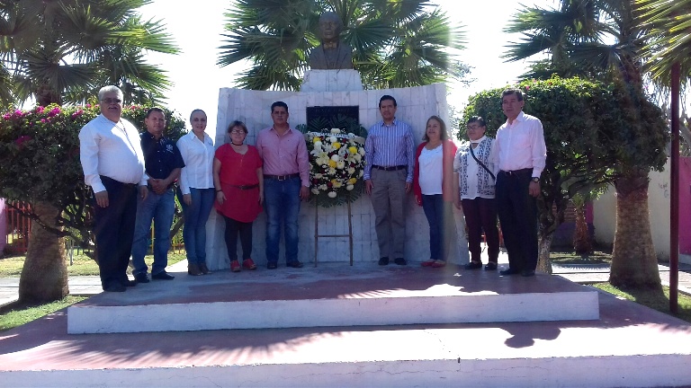 Recuerdan al Benemérito de las Américas, en el sur