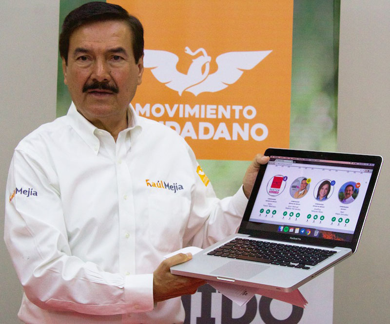 Nadie acudió al debate con Raúl Mejía