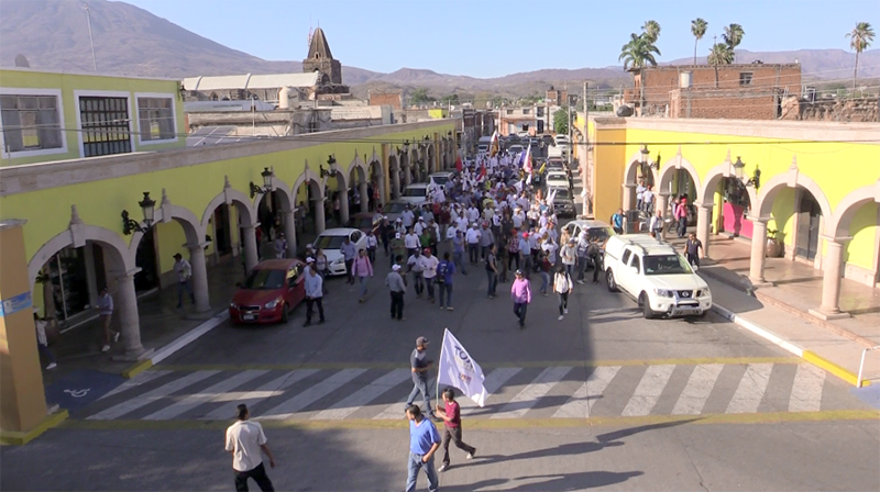 Encabeza Ricardo Anaya marcha mitin en Ahuacatlán