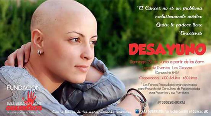 Fundación RAJ en Lucha Contra el Cáncer invita a desayuno a favor de los enfermos