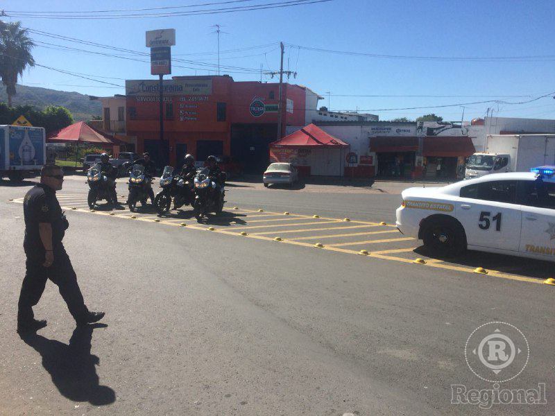 Tránsito del Estado lleva a cabo operativo de seguridad en el sur