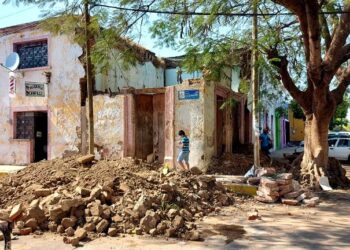 Ordena INAH suspensión de reparación en finca histórica