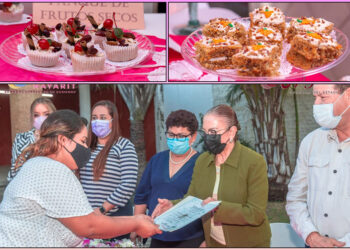 Gobierno de Ahuacatlán, ICATEN y DIF estatal clausuran curso de repostería