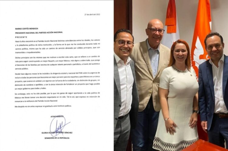 Gloria Núñez deja el PAN; recibe invitación de MC 