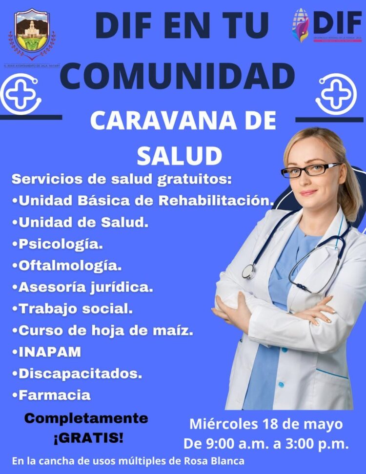 Llevarán caravana de la Salud, este miércoles a la Meseta de Jala