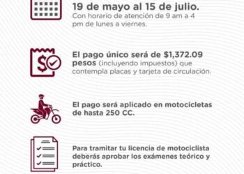Abren plazo para regularizar motocicletas, en Jala