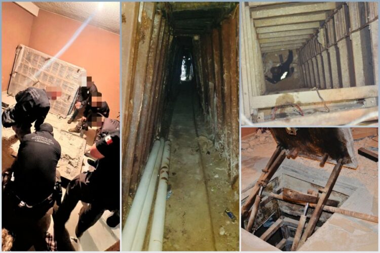 Encuentran narcotúnel entre Tijuana y San Diego; FGR lo asegura