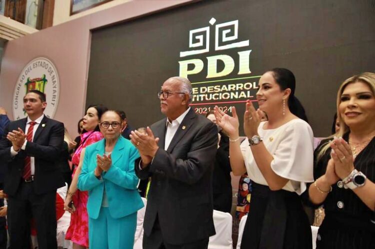 Navarro Quintero en la presentación del PDI.