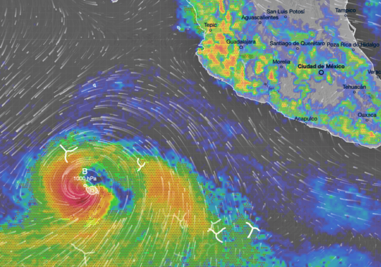 Más tormentas para esta tarde en el sur de Nayarit