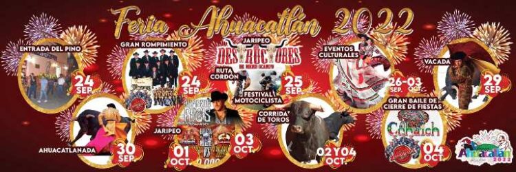 Rompimiento de la Feria de Ahuacatlán, este sábado 24