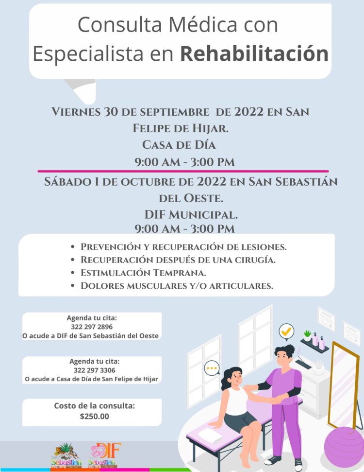 Gobierno y DIF de San Sebastián ofrecerán jornadas médicas con especialidad en rehabilitación