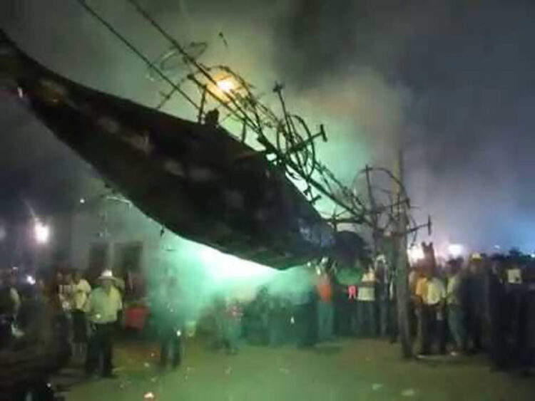 Quema de la Sierpe, hoy en Jala