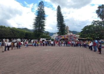 Por poco y les sale real, simulacro de sismo en Jala, por el 19 de Septiembre