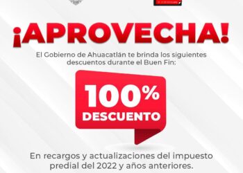 Aplican 100 por ciento de descuentos a morosos del predial, en Ahuacatlán