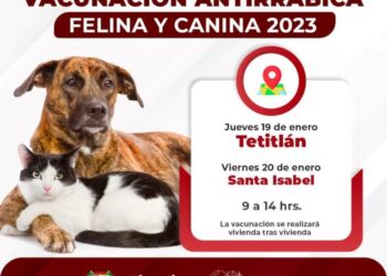 Buena respuesta en campaña de vacunación antirrábica en poblados de Ahuacatlán