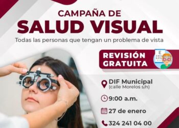 DIF de Ahuacatlán ofrecerá jornada de salud visual, este viernes 27 de enero