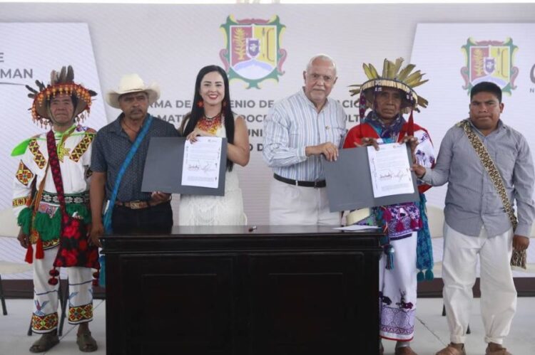 Firma Congreso convenio de colaboración para realizar consulta a pueblos indígenas