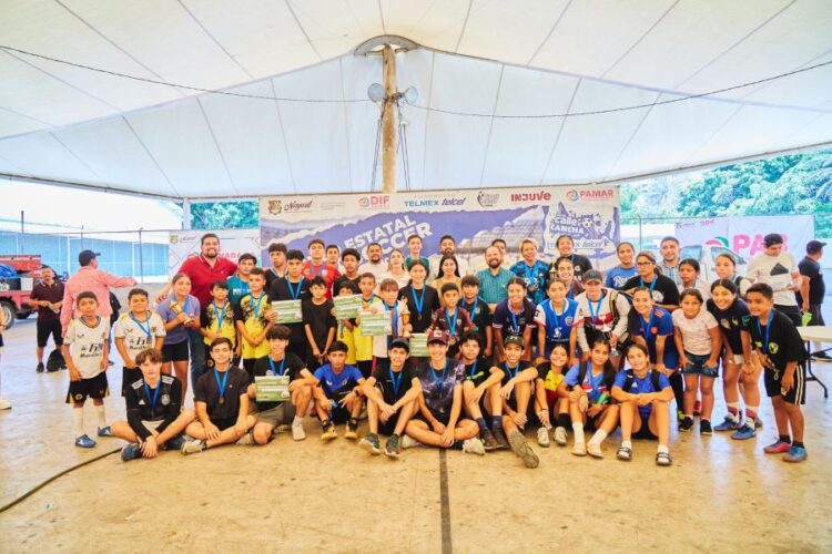 DIF Nayarit y Fundación Telmex-Telcel clausuran torneo de Street Soccer, “De la calle a la cancha”, en su edición 2023
