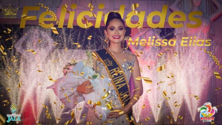 Melissa Elías de Copan gana certamen de la Reina de Jala