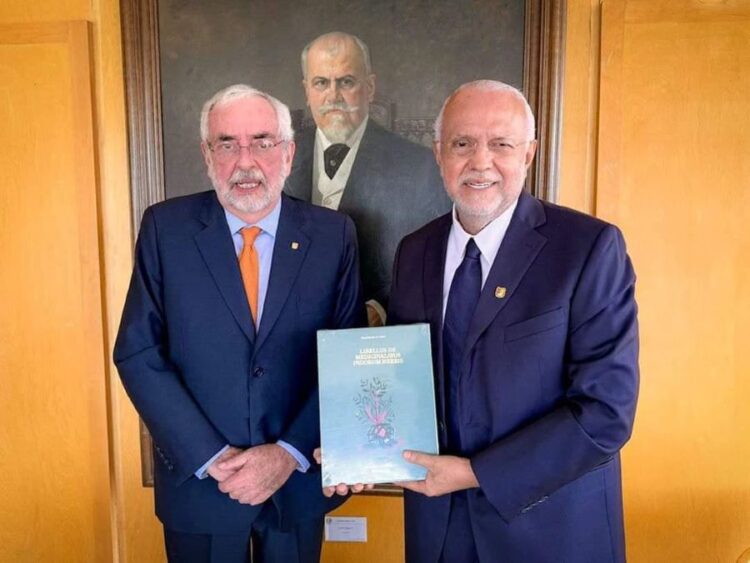 Encuentro entre el gobernador de Nayarit y el rector  de la UNAM Enrique Graue 