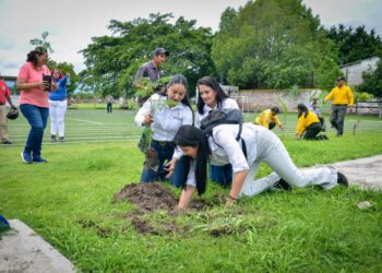 Casa de la Cultura de Jala realiza jornada de reforestación