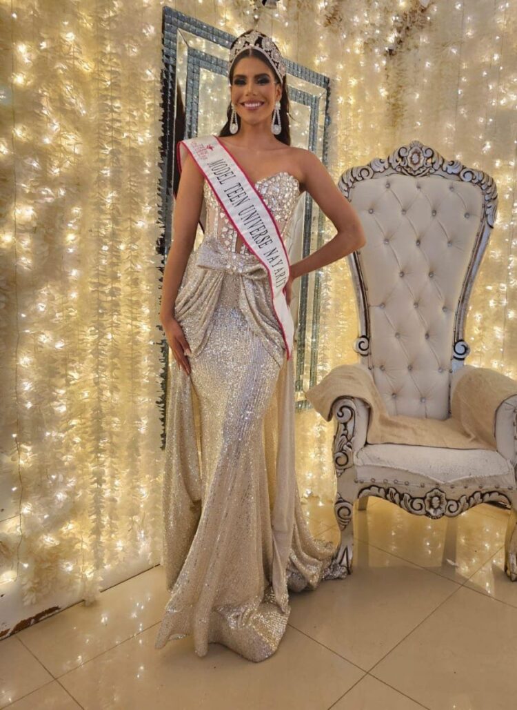 Gana Idejossi Rivera título Top Model Miss Teen Universe Nayarit 2023