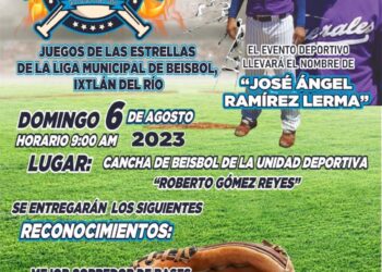 Juego de Estrellas honrará a leyenda del béisbol local en la Unidad Deportiva de Ixtlán