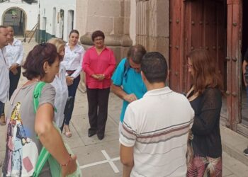 Presidenta de Ahuacatlán recibe a comunicadores españoles interesados en los encantos de este Pueblo Mágico