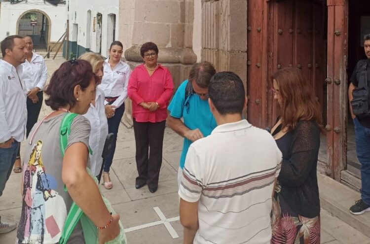 Presidenta de Ahuacatlán recibe a comunicadores españoles interesados en los encantos de este Pueblo Mágico