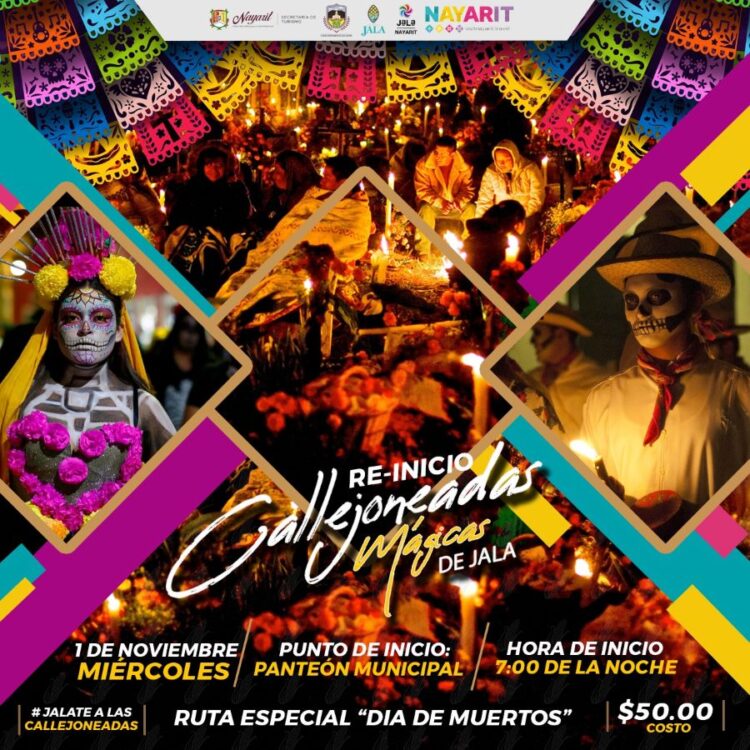Callejoneada especial con Joyas de Nayarit este 01 de noviembre en Jala