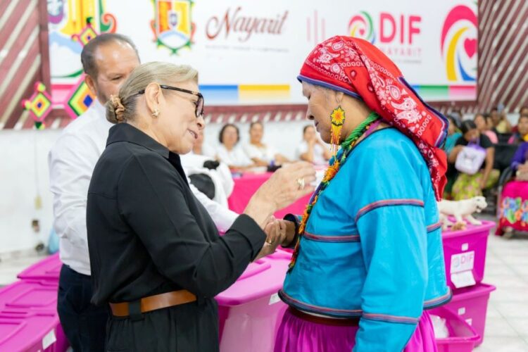 DIF Nayarit fortalece a artesanos indígenas con la entrega de material de trabajo