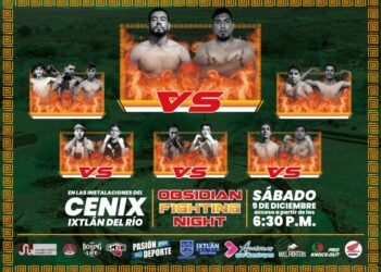 Box y artes marciales mixtas en el polideportivo CENIX el 09 de diciembre