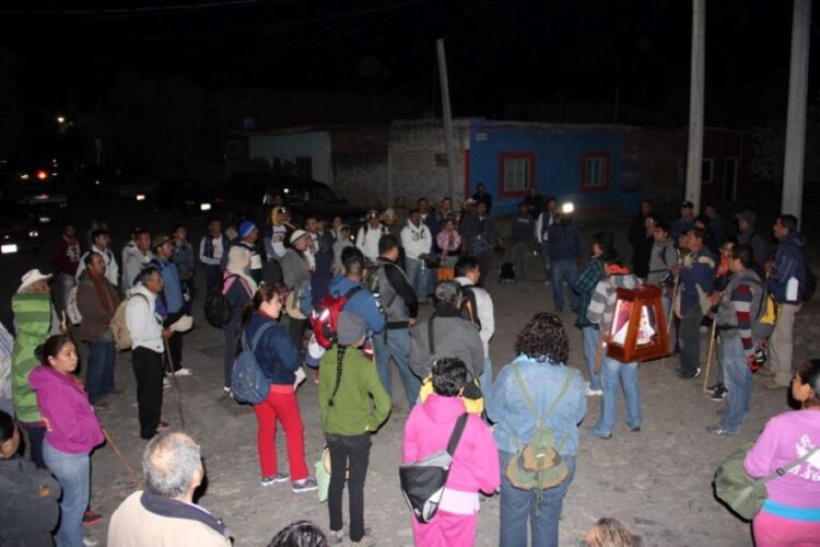 Peregrinación de Ahuacatlán a Talpa el 07 de marzo de 2024