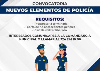 Nueva invitación a formar parte de la policía de Ahuacatlán