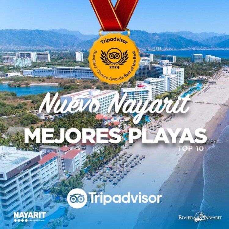 Nayarit brilla como mejor destino y mejores playas del 2024