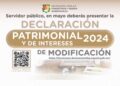 Invitan a realizar la Declaración Patrimonial y de Intereses de Modificación 2024