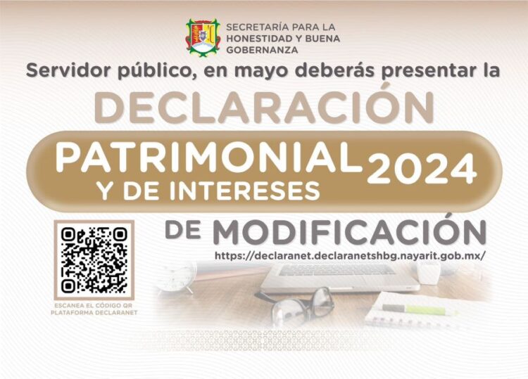 Invitan a realizar la Declaración Patrimonial y de Intereses de Modificación 2024