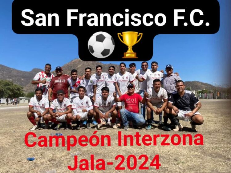 San Francis F.C. se corona campeón del torneo de futbol en Jala