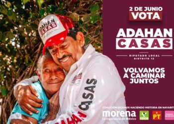 Adhan Casas no afloja el paso en su campaña por el Distrito 12