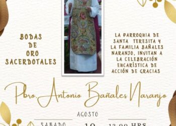 Bodas de oro sacerdotales del Padre Antonio Bañales, este sábado, en Tepic