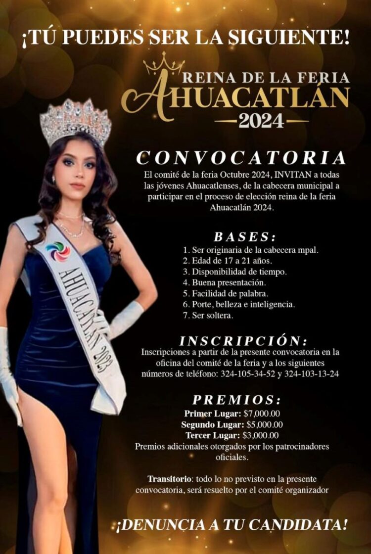 «Chali» Agradece la confianza y lanza convocatoria para reina de Ahuacatlán