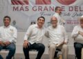 Contento Toño Carrillo por visita del Gobernador y Secretario de Agricultura