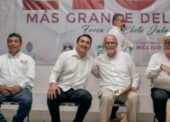 Contento Toño Carrillo por visita del Gobernador y Secretario de Agricultura