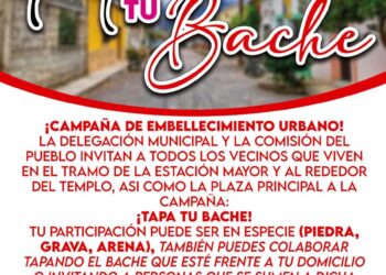 Invitan a sumarse a la campaña “Tapa tu bache”, en Jomulco