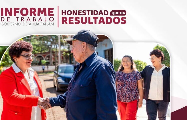 Bandas Caballero y Caña Verde en el rompimiento de feria de Ahuacatlán